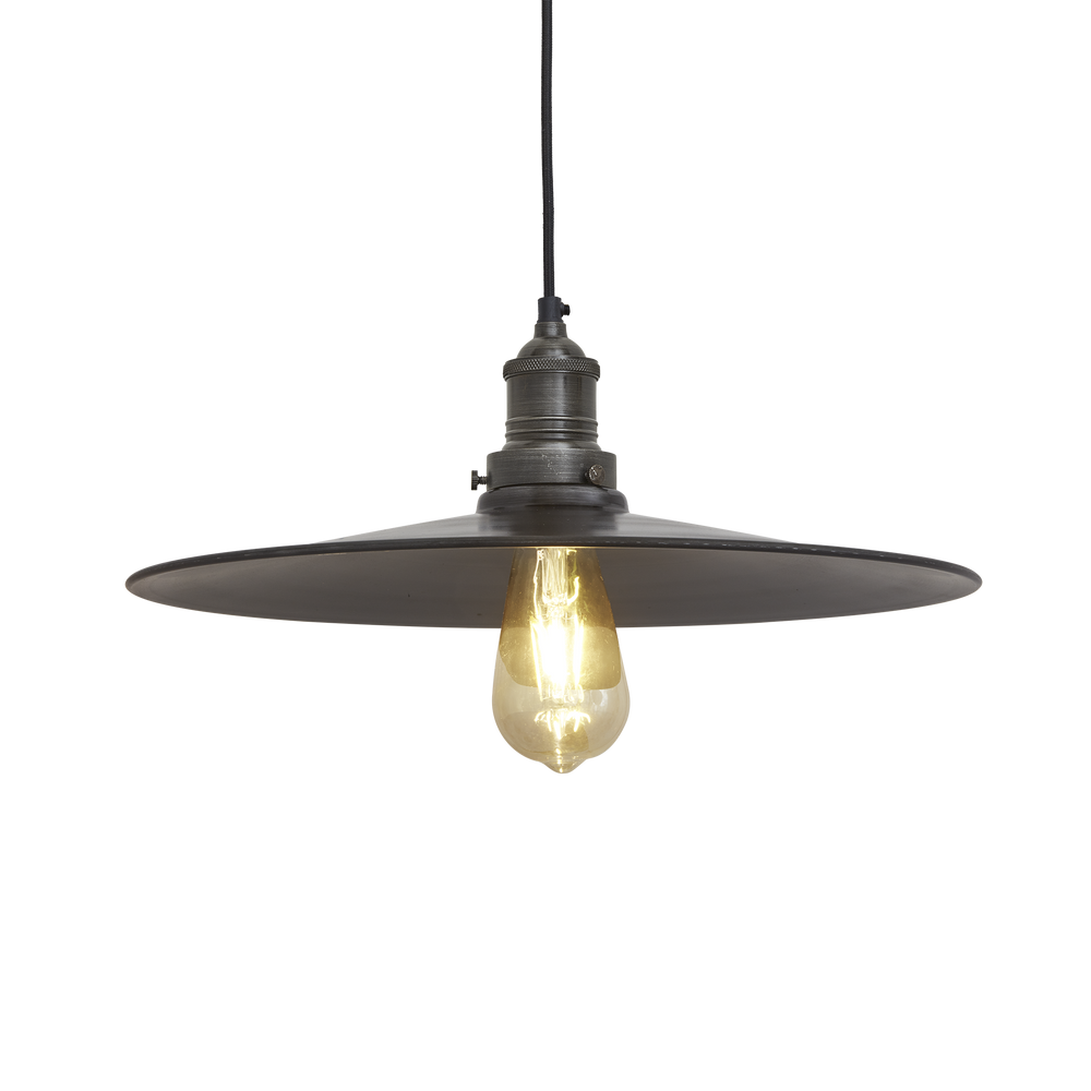 Suspensions - Brooklyn Flat Pendant - 15 Inch - INDUSTVILLE