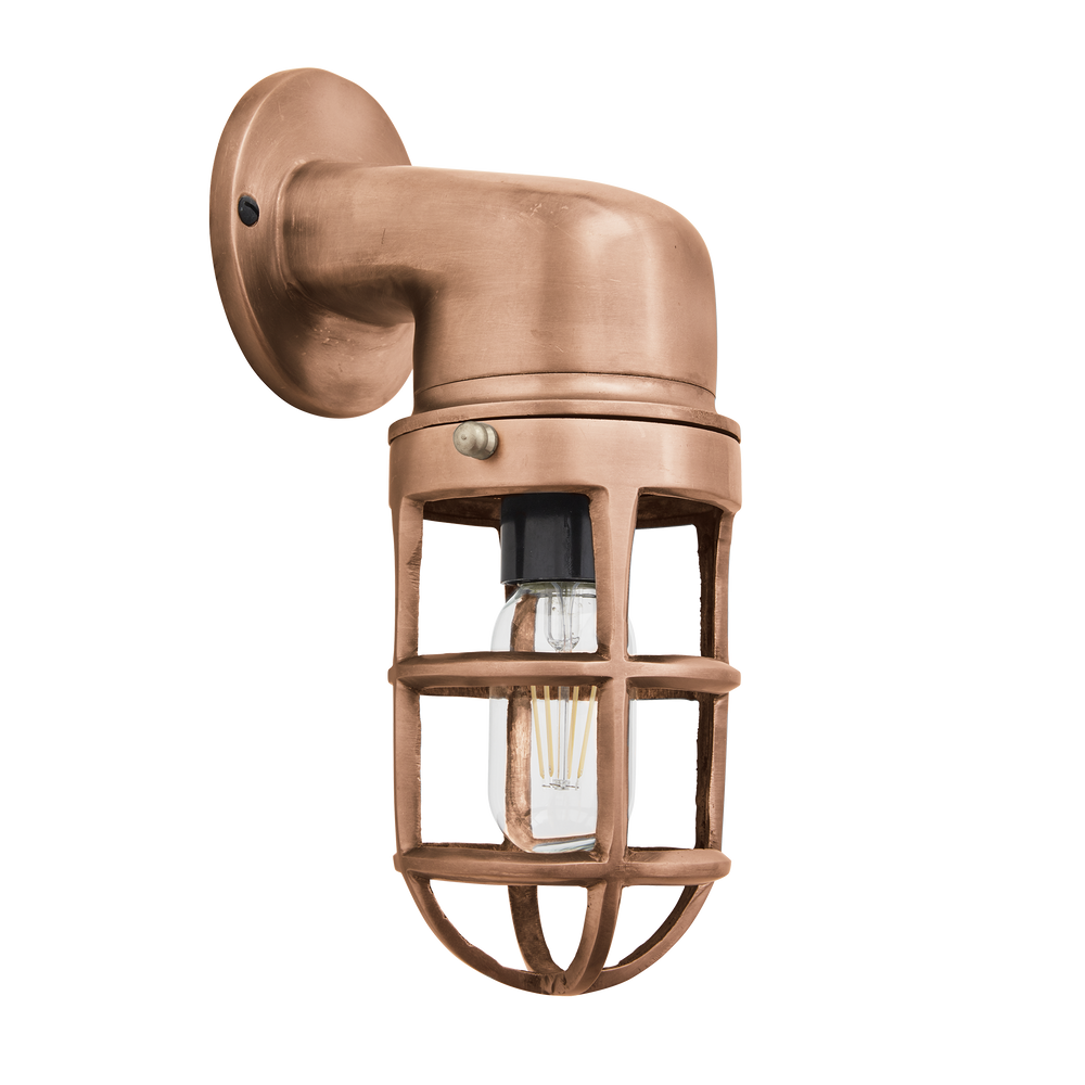 Appliques - Bulkhead Sconce Wall Light - 12 Inch - Copper - INDUSTVILLE