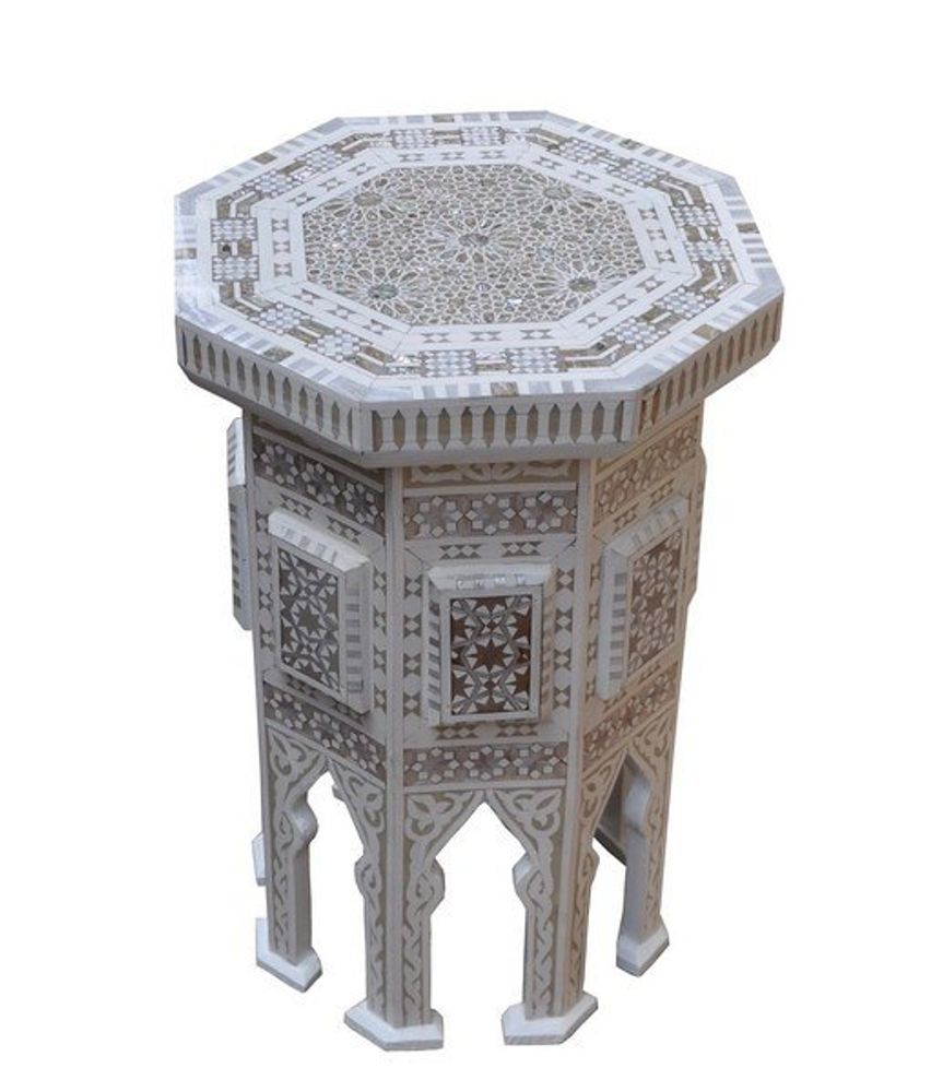 Unique pieces - Inlaid Tables - SideTable, End Table, Moroccan, Syrian, Egyptian, Turkish - E KENOZ