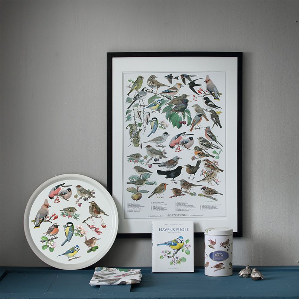 Tea towel - Gardenbirds - KOUSTRUP & CO