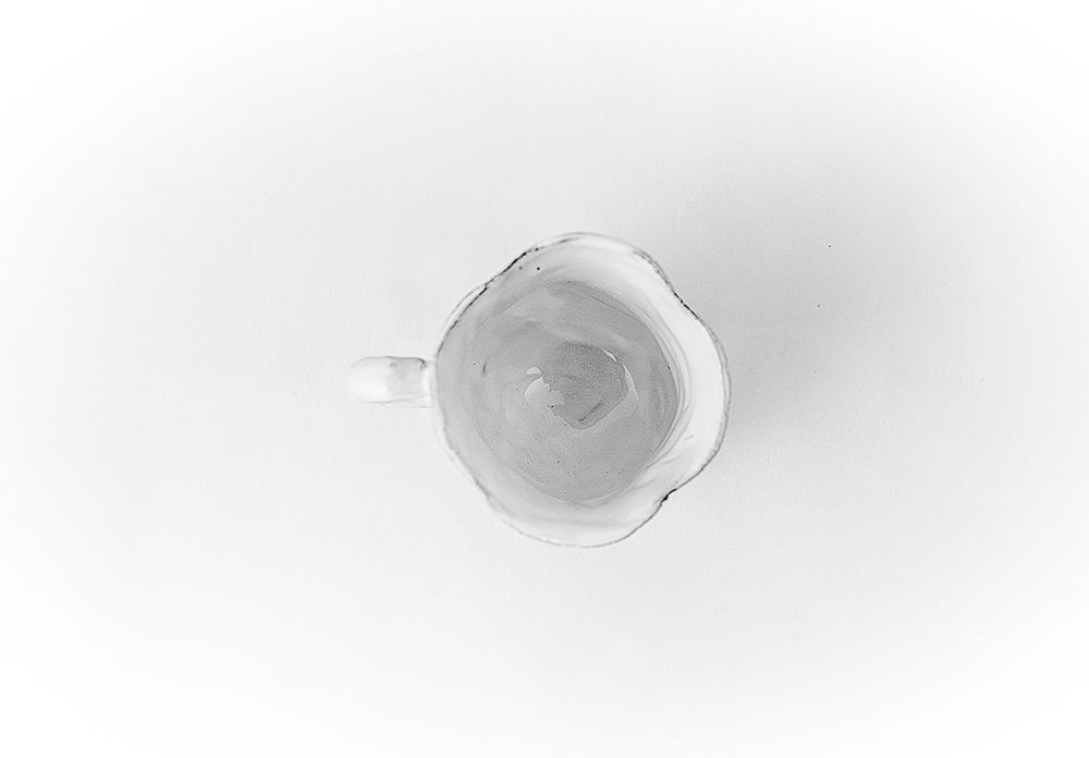 Céramique - Mini tasse à expresso avec anse Marie-Antoinette. - CARRON PARIS