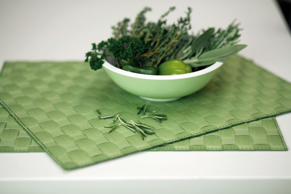 Decorative objects - Woven table mat 30x40cm, rectangular - SALEEN