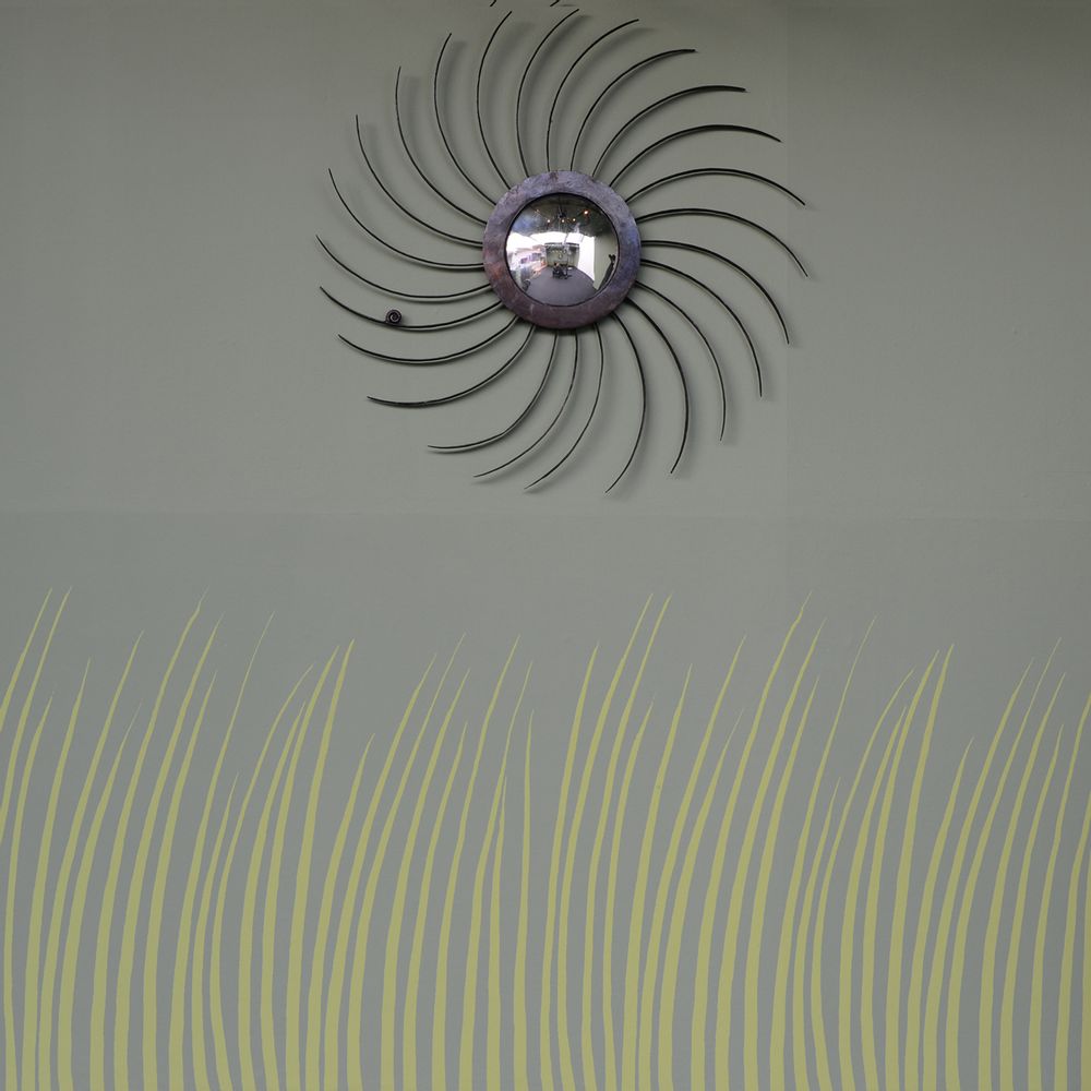 Miroirs - Miroir en verre et fer forgé. - EMERY&CIE