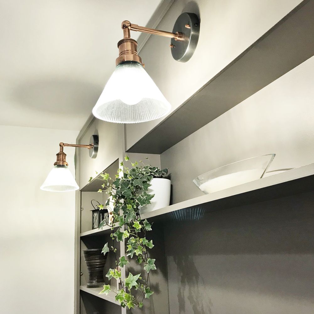 Wall lamps - Brooklyn Glass Funnel Wall Light - 7 inches - INDUSTVILLE
