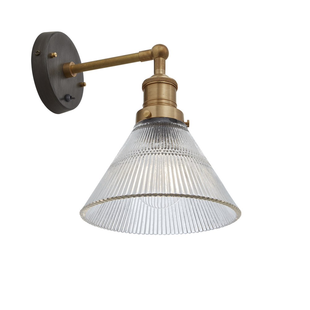 Wall lamps - Brooklyn Glass Funnel Wall Light - 7 inches - INDUSTVILLE