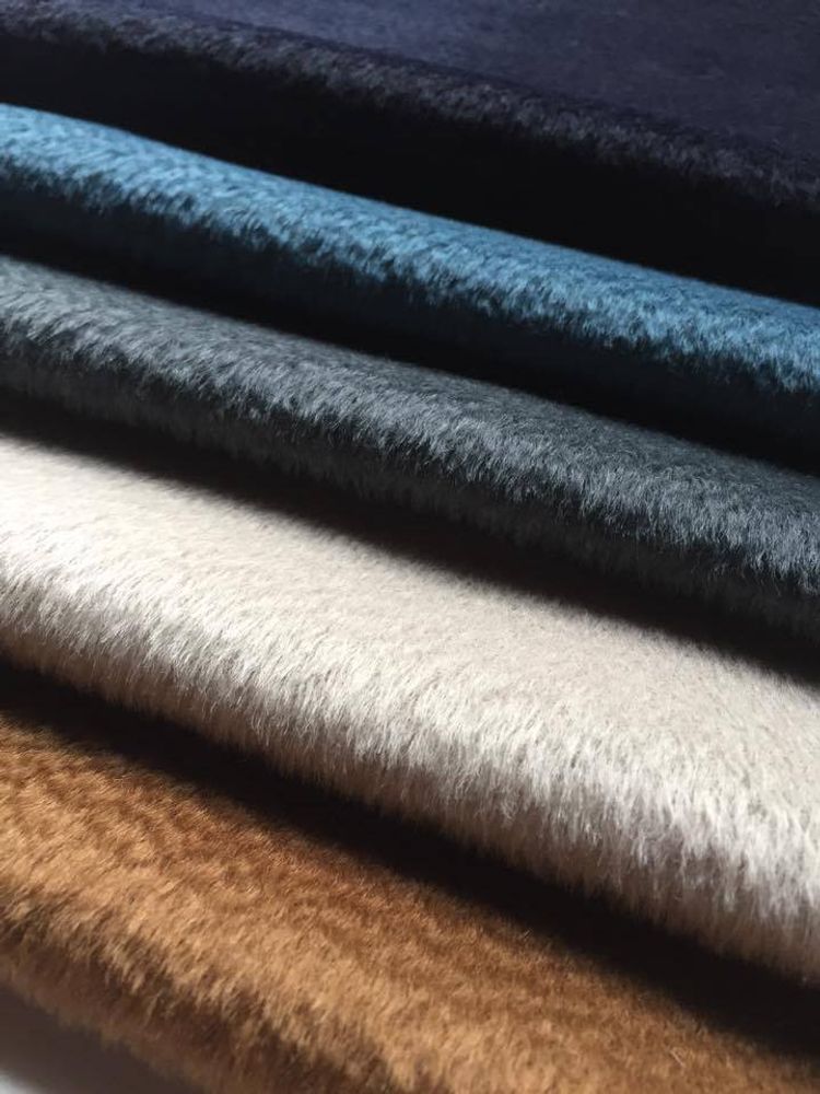 Decorative objects - Baby Alpaca Boga fabric - Curtains, armchairs, plaids and cushions. - INATA
