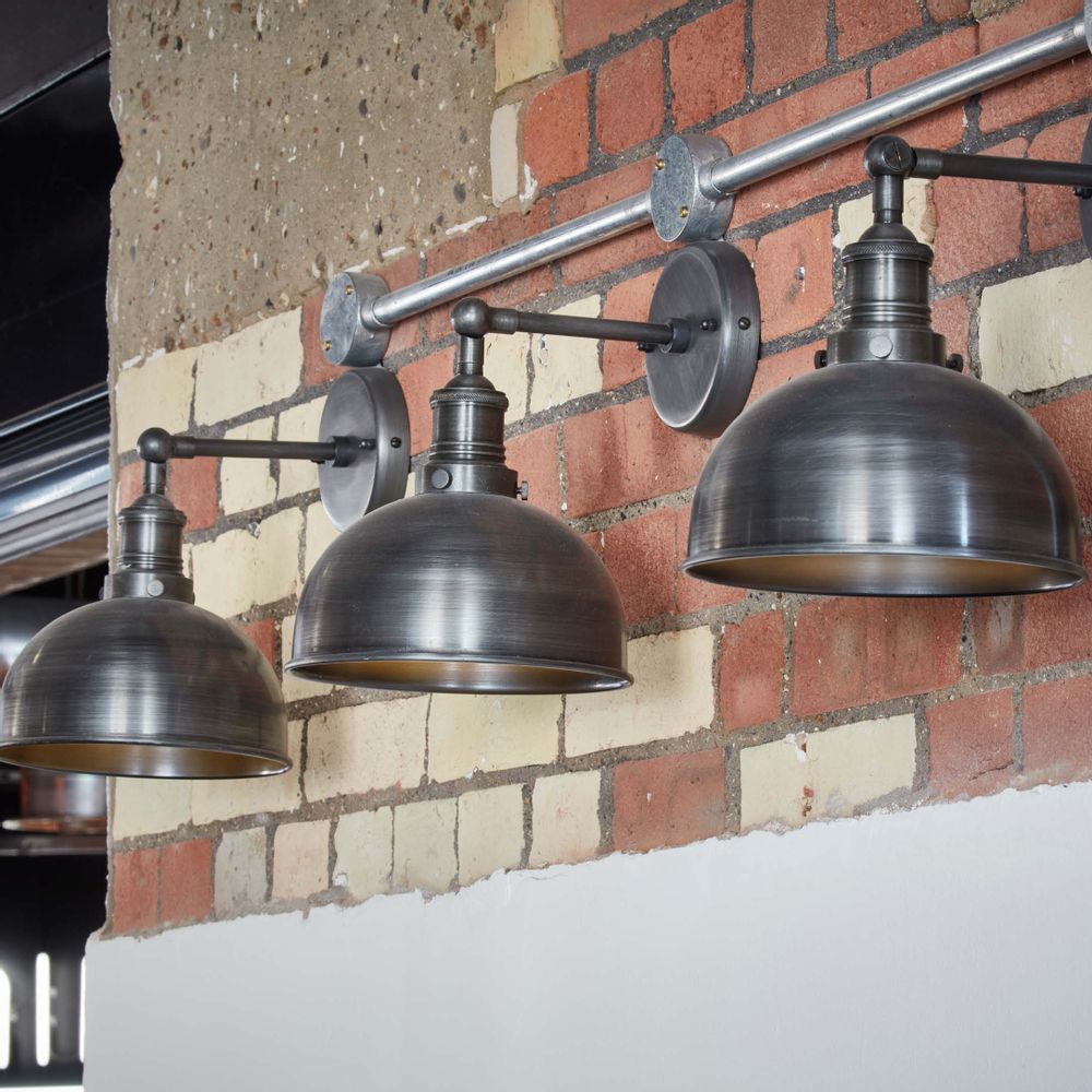 Wall lamps - Brooklyn Dome Wall Light - 8 Inch - INDUSTVILLE