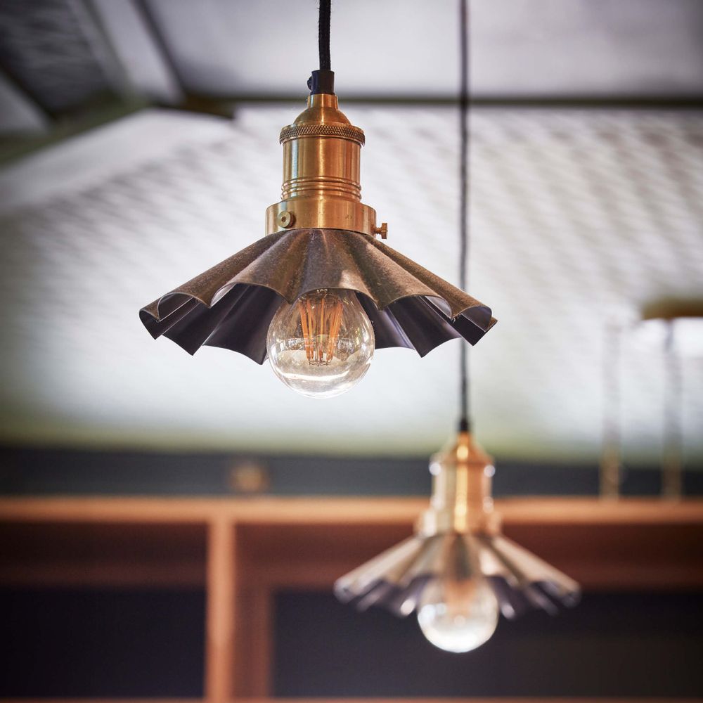 Suspensions - Brooklyn Umbrella Pendant - 8 Inch - INDUSTVILLE