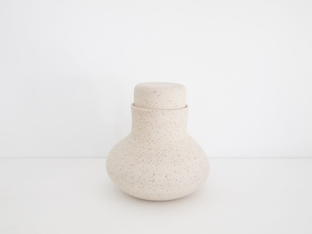 Ceramic - SPECKLED PITCHER - WORKING IN THE REDWOODS