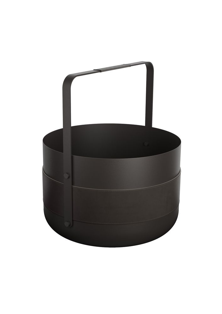 Design objects - Emma Basket - Noir - ELDVARM