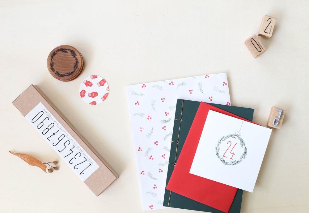 Papeterie bureau - Set de Tampons - PERLENFISCHER DESIGN