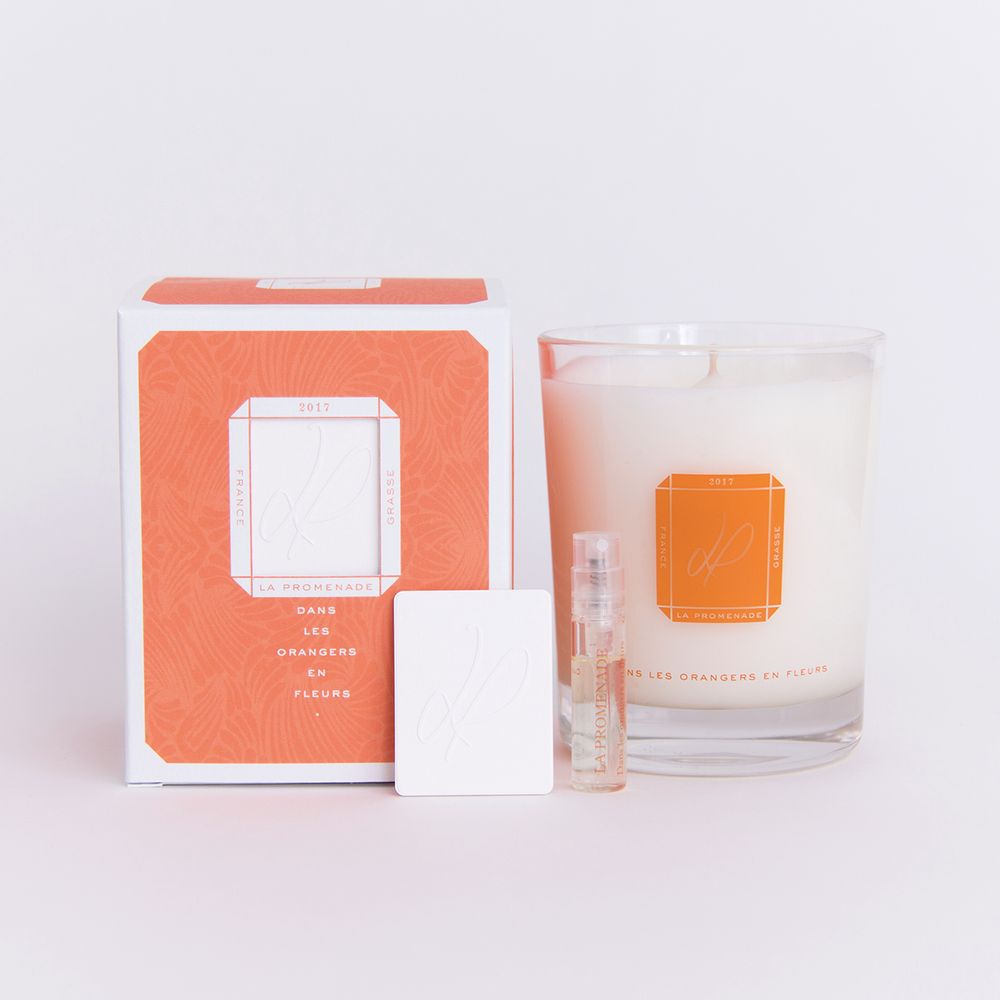 Bougies - Dans les orangers en fleurs (cire végétale) - LA PROMENADE