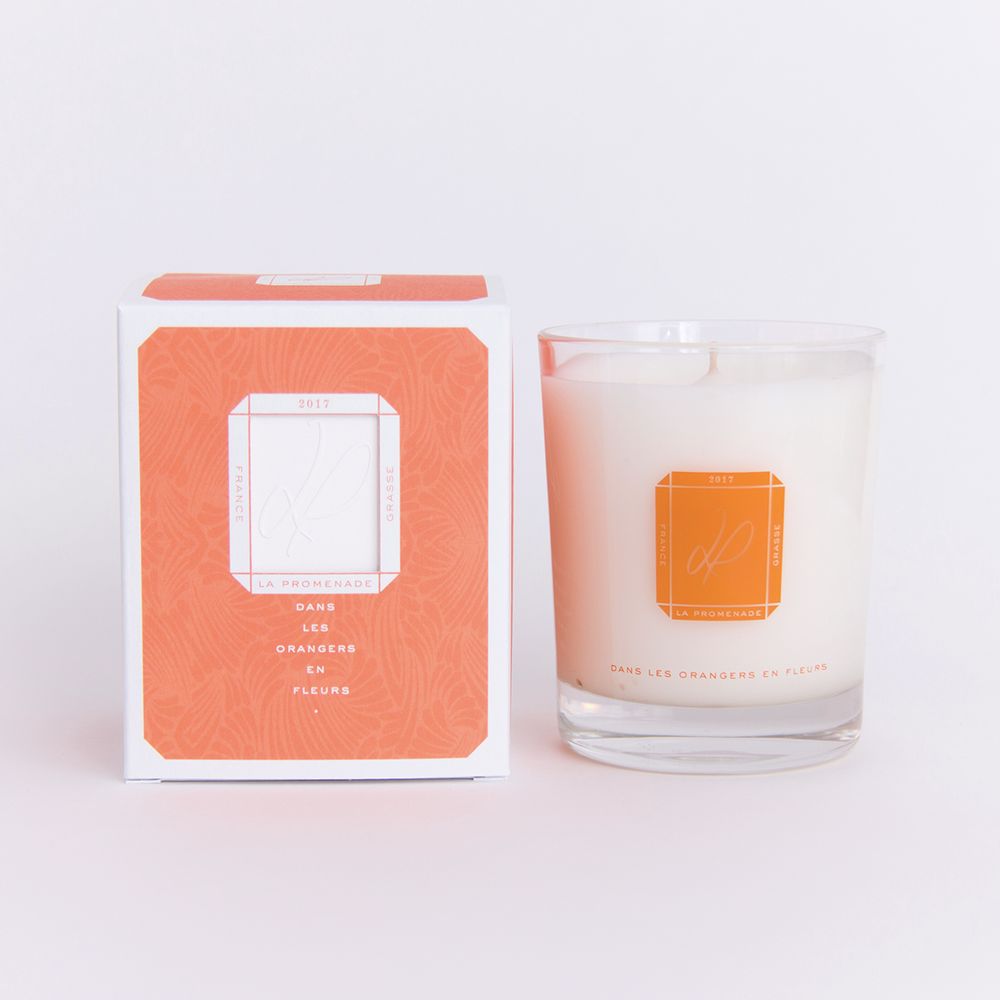 Bougies - Dans les orangers en fleurs (cire végétale) - LA PROMENADE