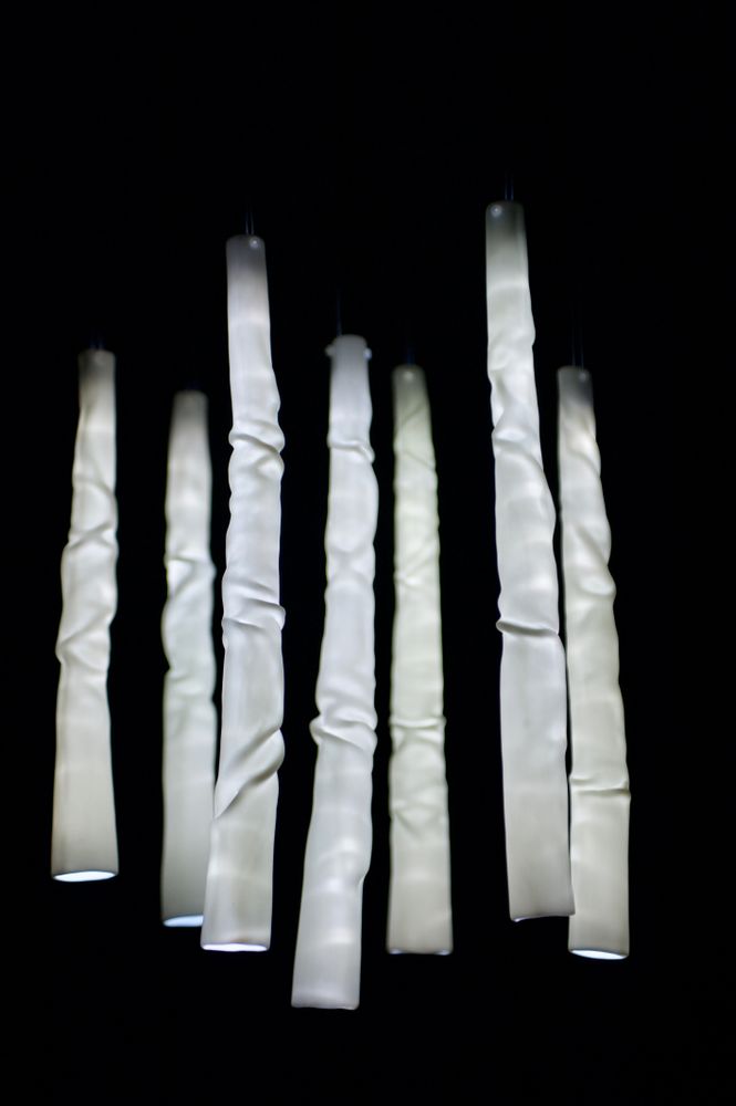 Design objects - Lighting "Gathering 7" - ANNE KRIEG, CERAMISTE