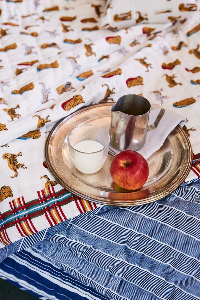 Bed linens - Reversible quilted blanket - LUCAS DU TERTRE
