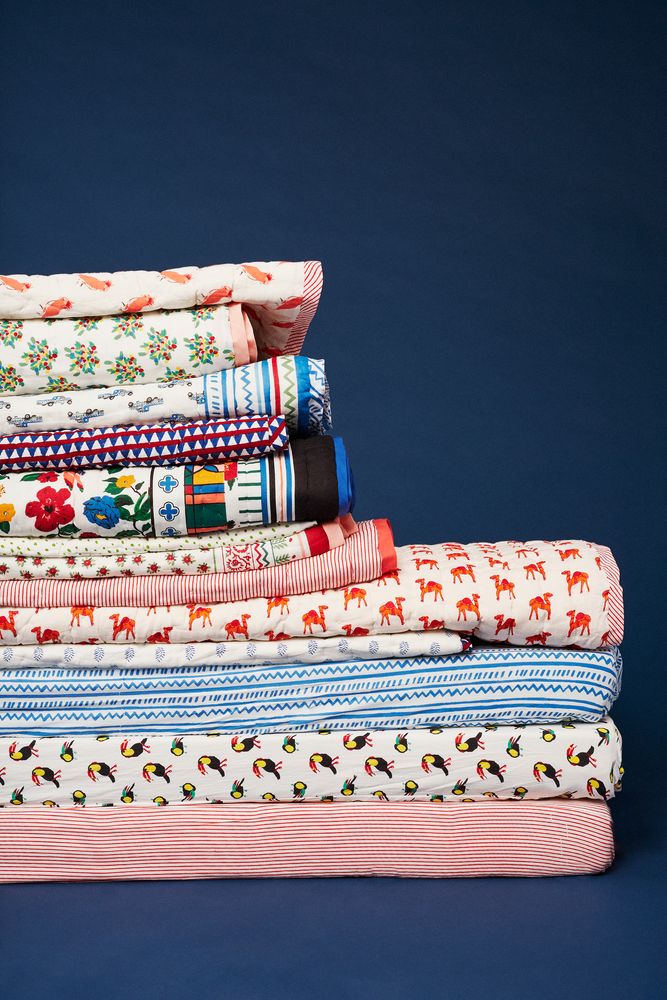 Bed linens - Reversible quilted blanket - LUCAS DU TERTRE