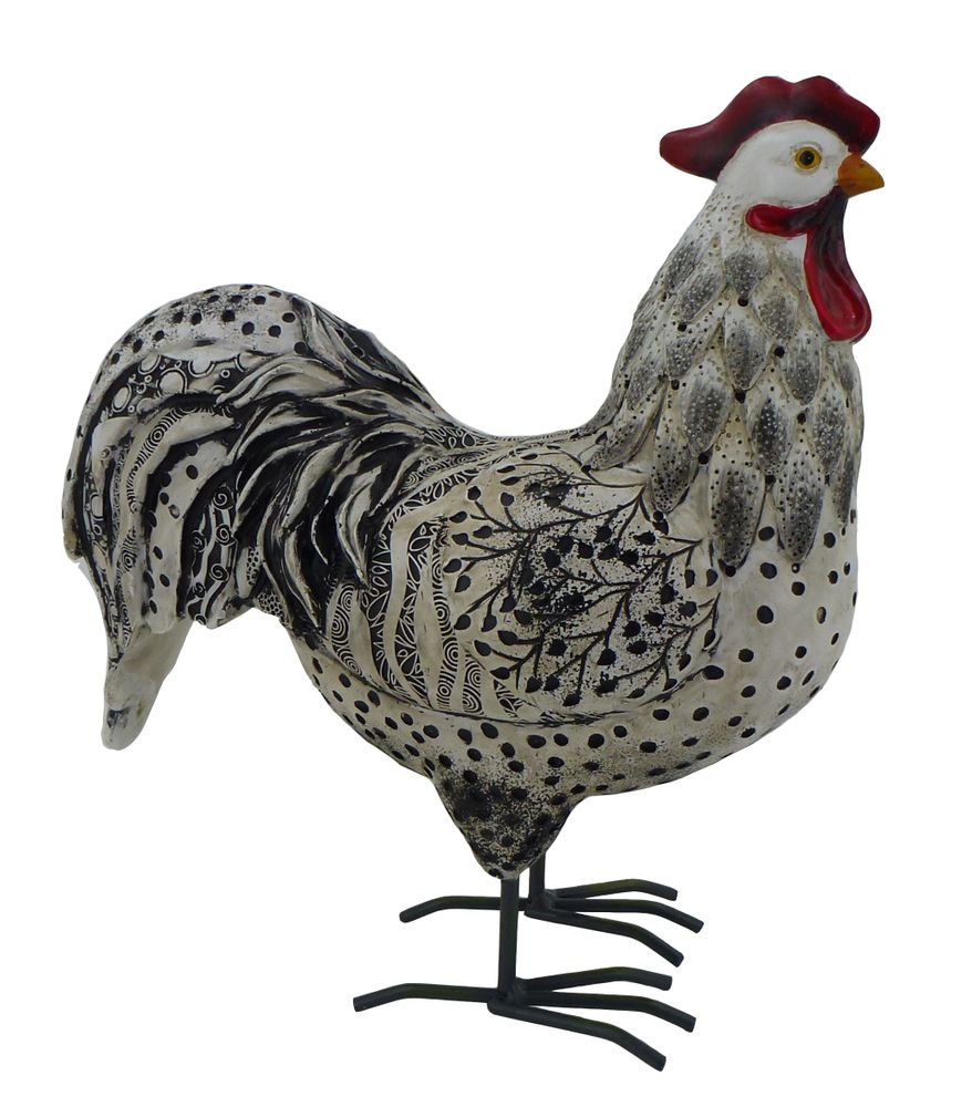Objets de décoration - Poules et coqs - ROLANDE DU DREUILH CREATIONS