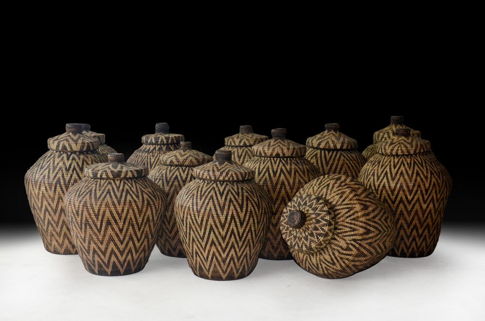 Decorative objects - Handwoven nito vine products - DO NOT USE