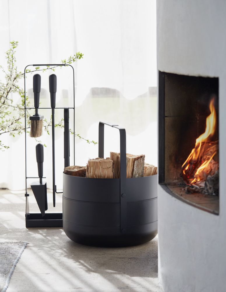 Design objects - Emma Basket - Noir - ELDVARM