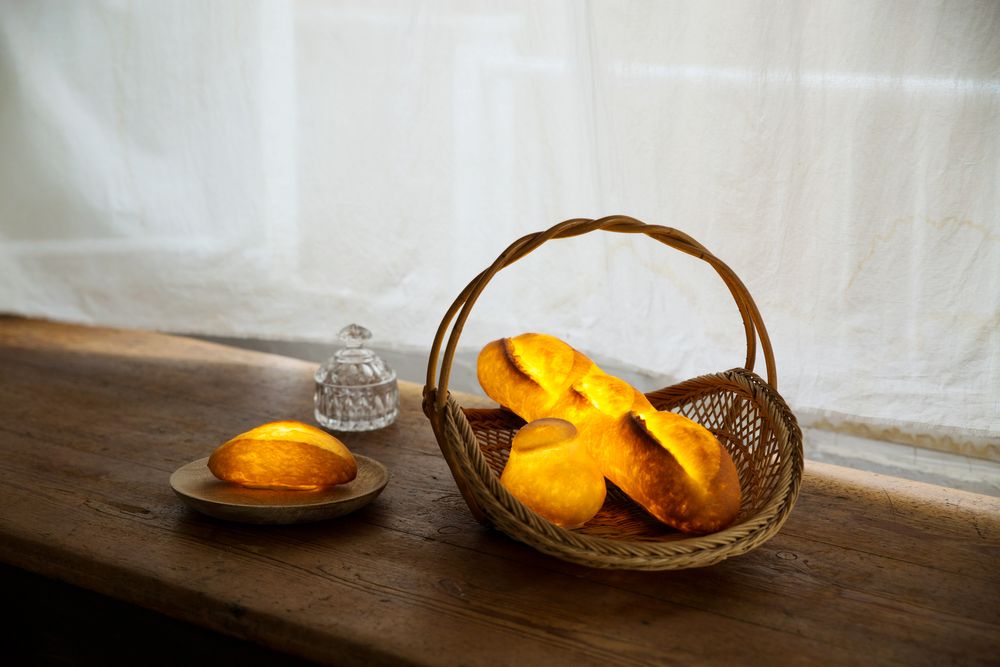 Children's lighting - PAMPSHADE -batard bread lamp - - PAMPSHADE BY YUKIKO MORITA