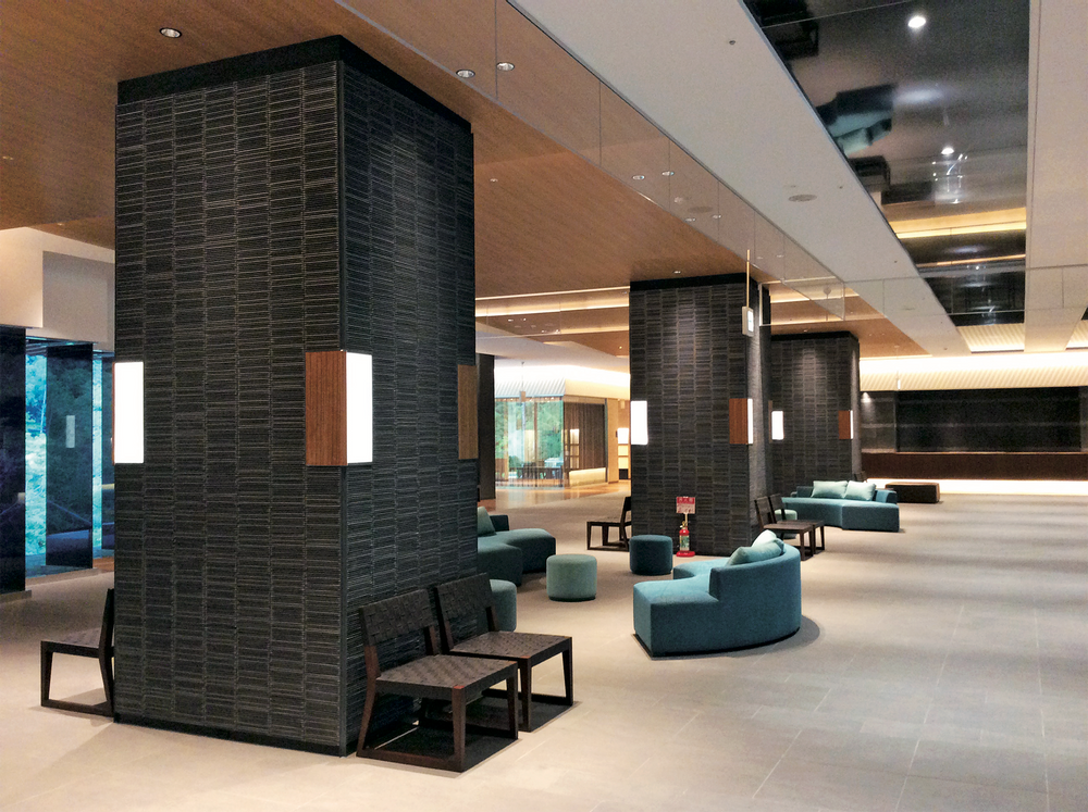 Decorative wall frescoes - Traditional Japanese  Carbon Smoked Mosaic Tiles - BESPOKE MATERIALS JAPAN