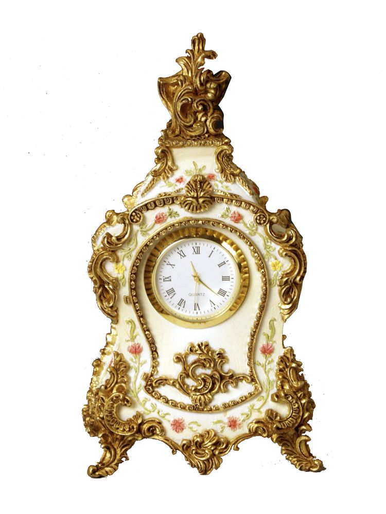 Objets de décoration - Pendule miniature cartel ivoire - MT & CIE