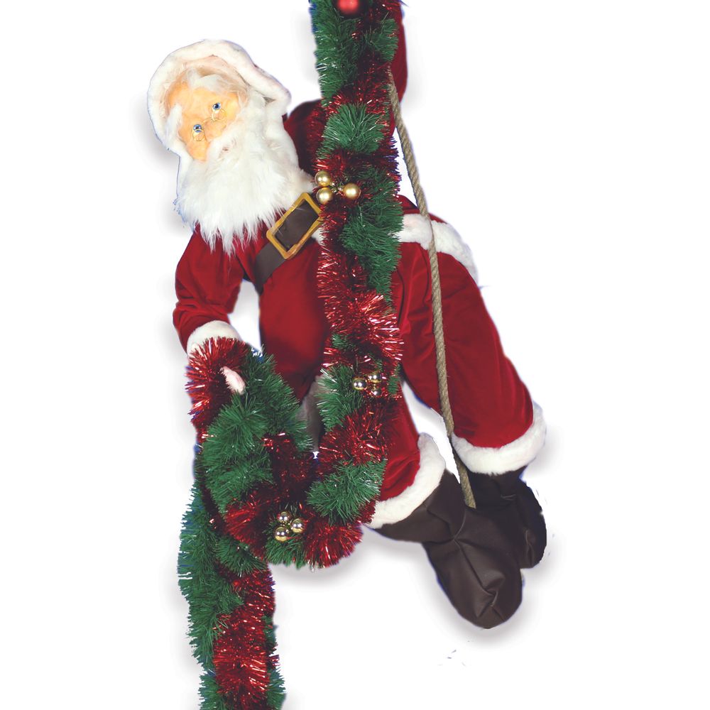 Christmas garlands and baubles - Père Noel Automate suspendu - GEPTO AUTOMATES
