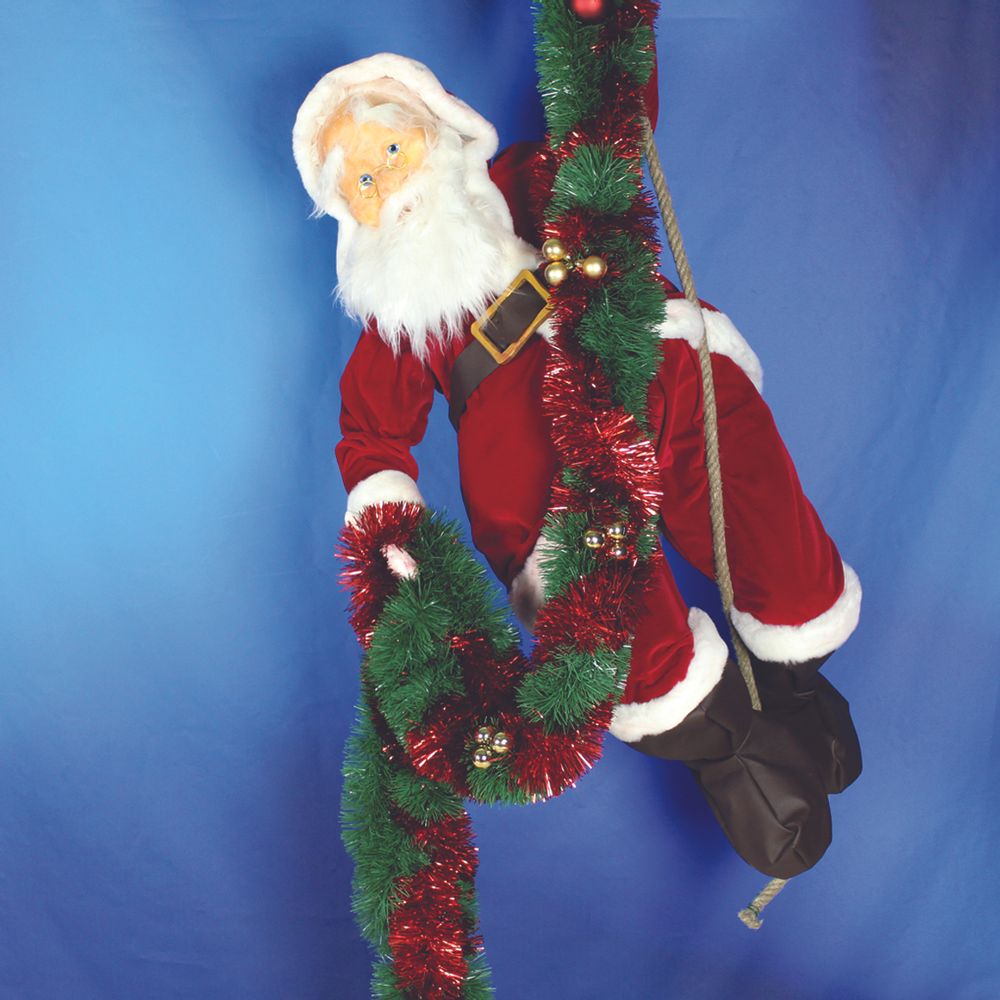 Christmas garlands and baubles - Père Noel Automate suspendu - GEPTO AUTOMATES