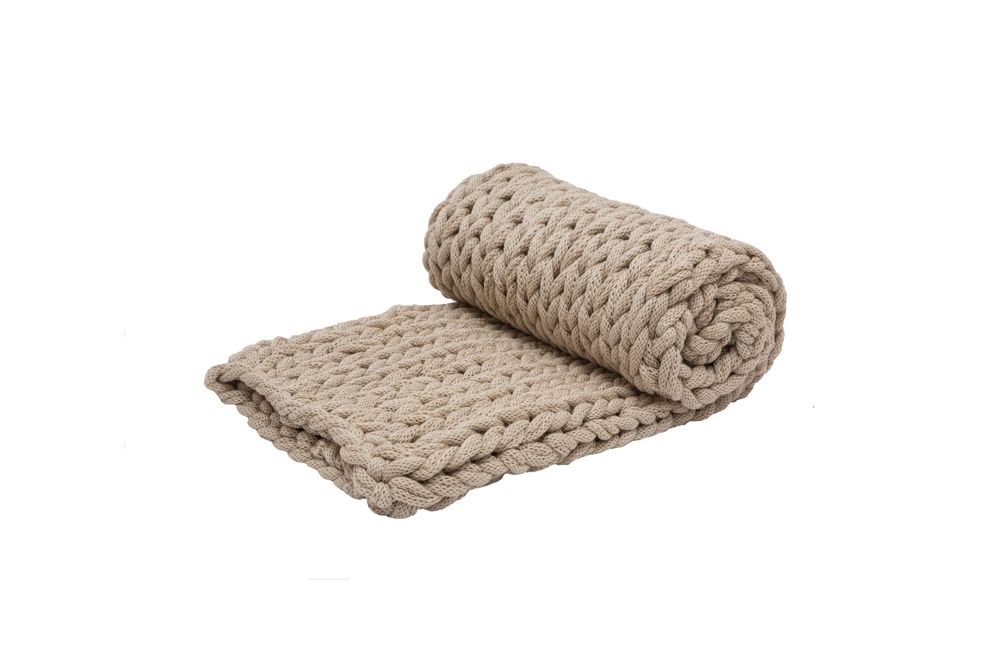 Plaids - Chunky Knit Blanket - PANDORA TRADE