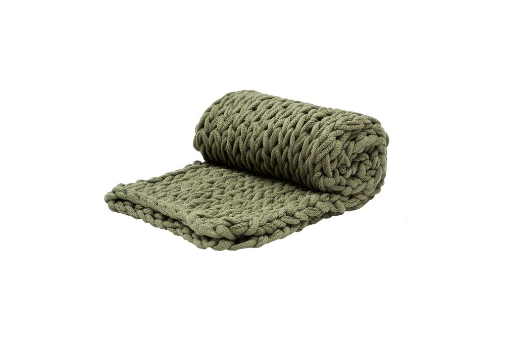 Plaids - Chunky Knit Blanket - PANDORA TRADE