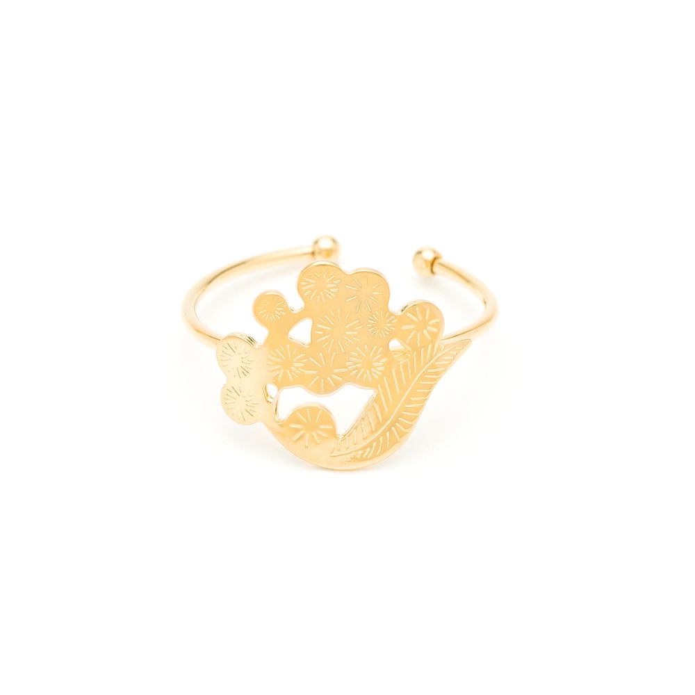Bijoux - Bague fleur Mimosa - JOUR DE MISTRAL