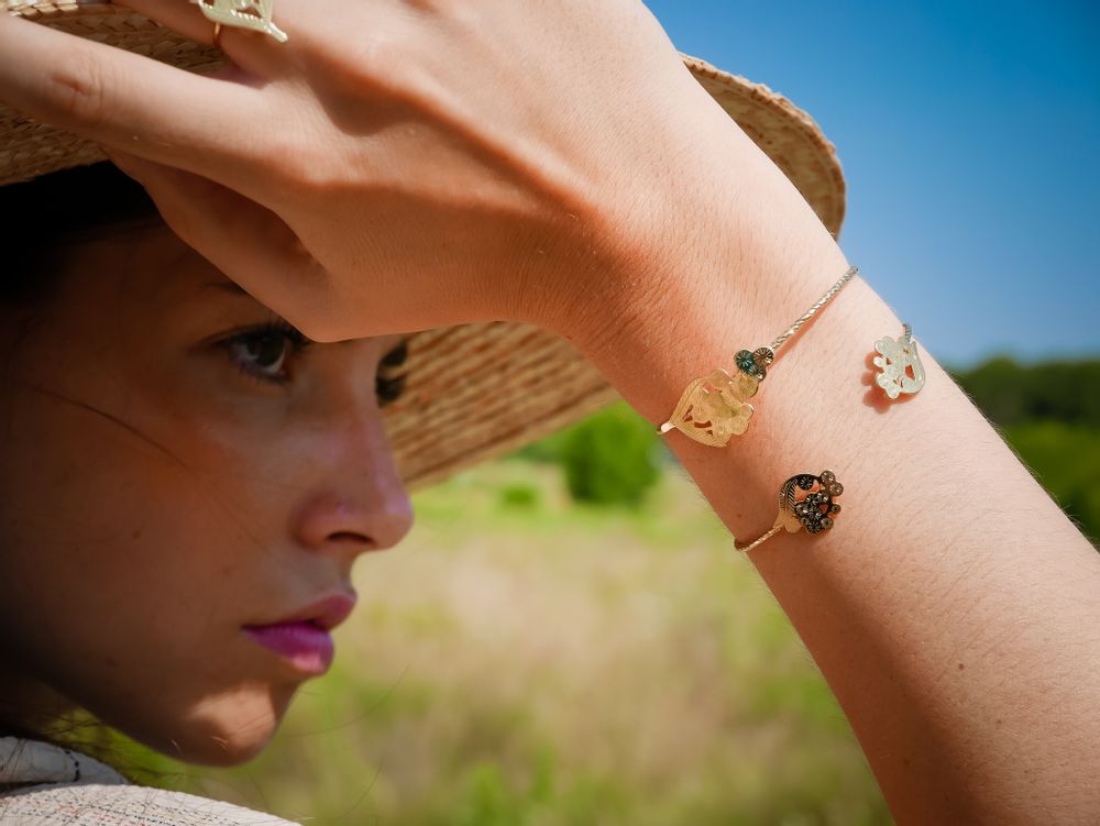 Jewelry - Mimosa Bangle Bracelets - JOUR DE MISTRAL