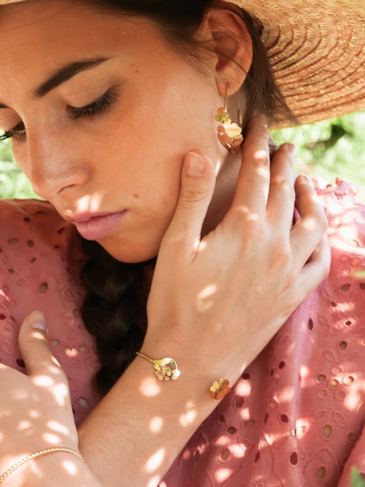 Jewelry - Mimosa earrings - JOUR DE MISTRAL
