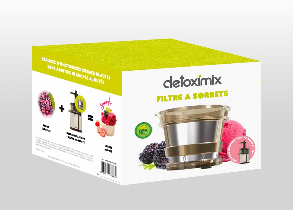 Small household appliances - SLOW JUICER DETOXIMIX SJ1500 S - DETOXIMIX