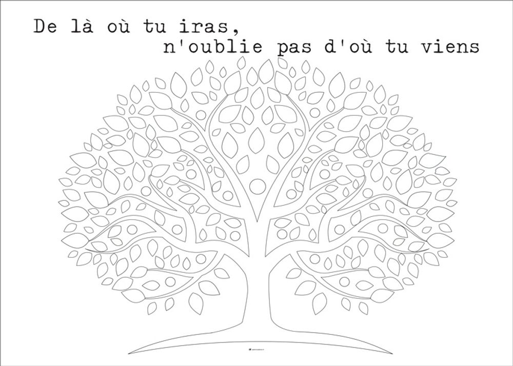 Other wall decoration - TUBE POSTER&CADRES: Family tree - Girlfriends, classmates - Our Animal Friends - PATRICIA DORÉ