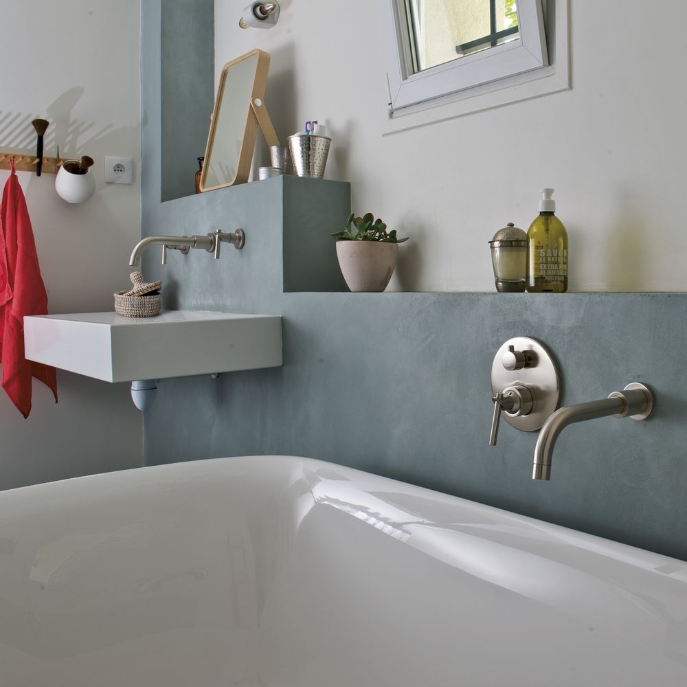 Coatings and stucco - Coating Coated Waxed Concrete - MERCADIER TEINTES ET MATIÈRES
