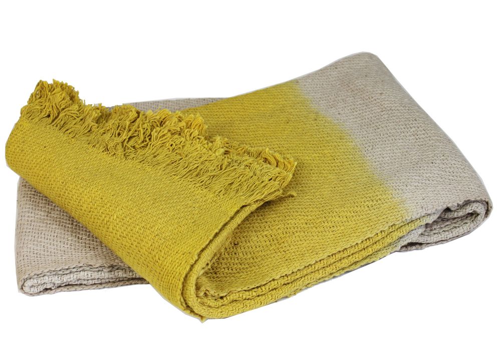 Throw blankets - Throw Kadhi-ombré Grey - EN FIL D'INDIENNE...