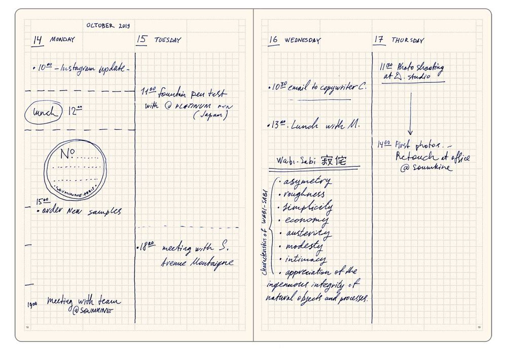 Papeterie bureau - Planners - SOUMKINE