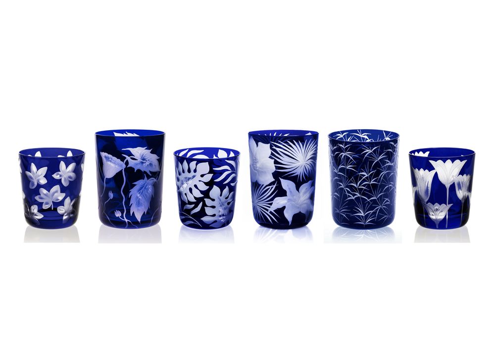 Crystal ware - CLARESCO Tumblers  - CLARESCO