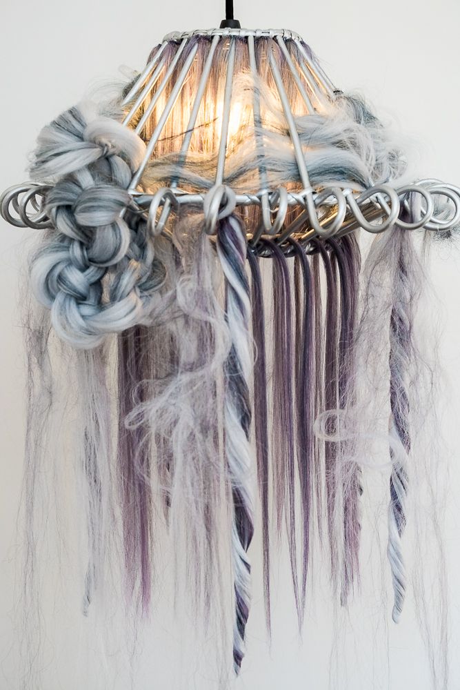 Objets design - Suspension AIR GRIS - MICKI CHOMICKI HAIR BRUT