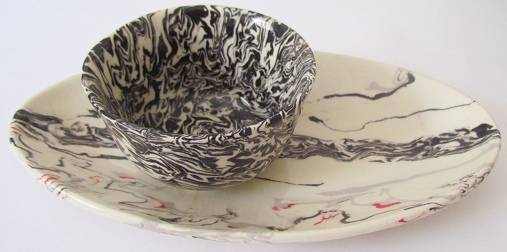 Assiettes au quotidien - Tableware - PASCALE MESTRE TERES MELEES