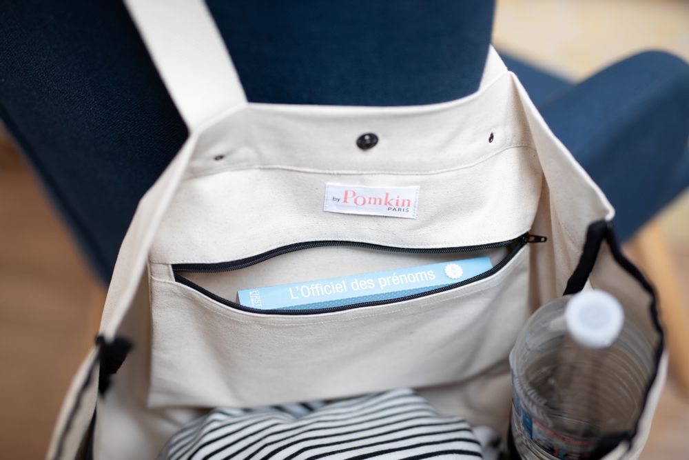 Bags and totes - Navy, aqua or off white contrasted Moodbag  - MOODERS BY POMKIN