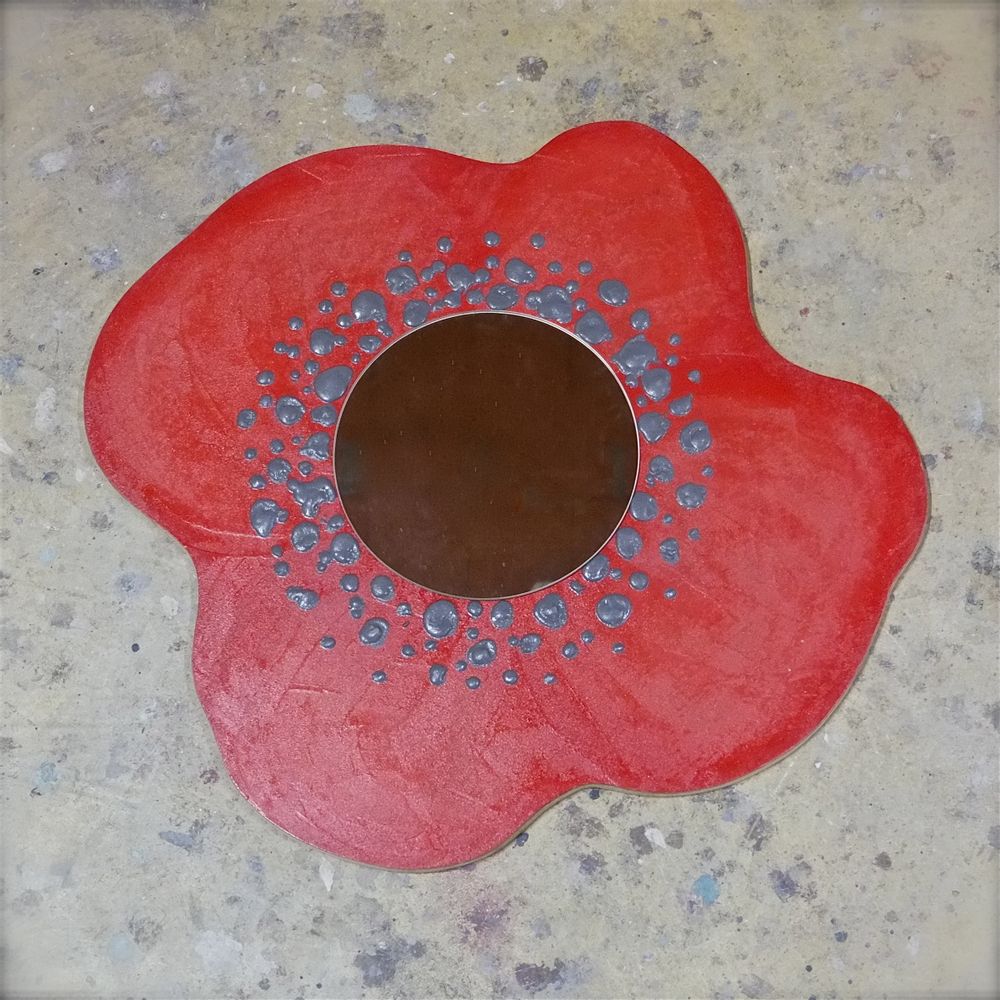 Accessoires à fixer - Papaveri miroir - ANNA COLORE INDUSTRIALE