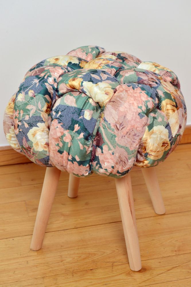 Objets de décoration - Tabouret Nuage Piétement Timothée 1 - M'A-T-IL DIT