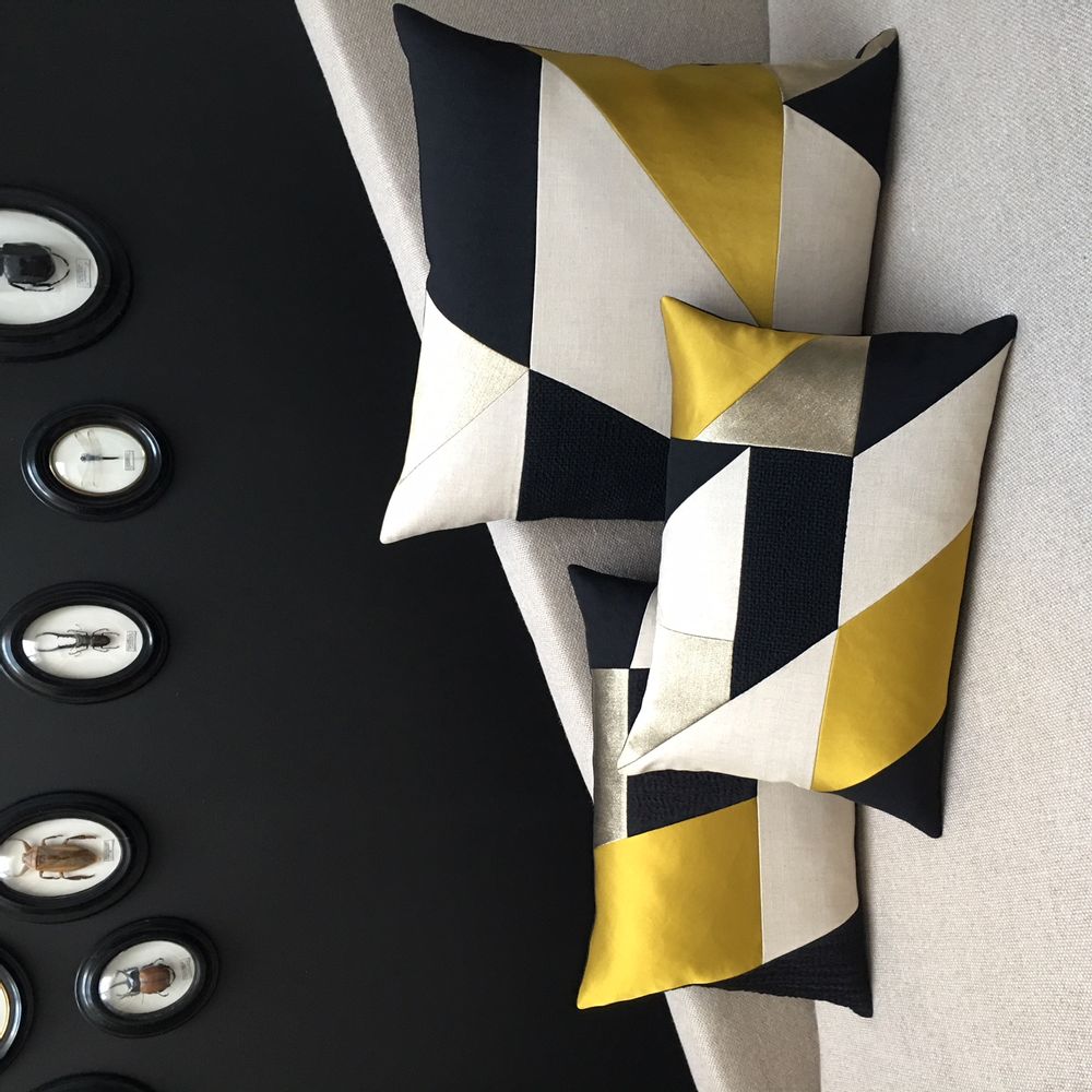 Fabric cushions - AMBRE cushion - MAISON POPINEAU