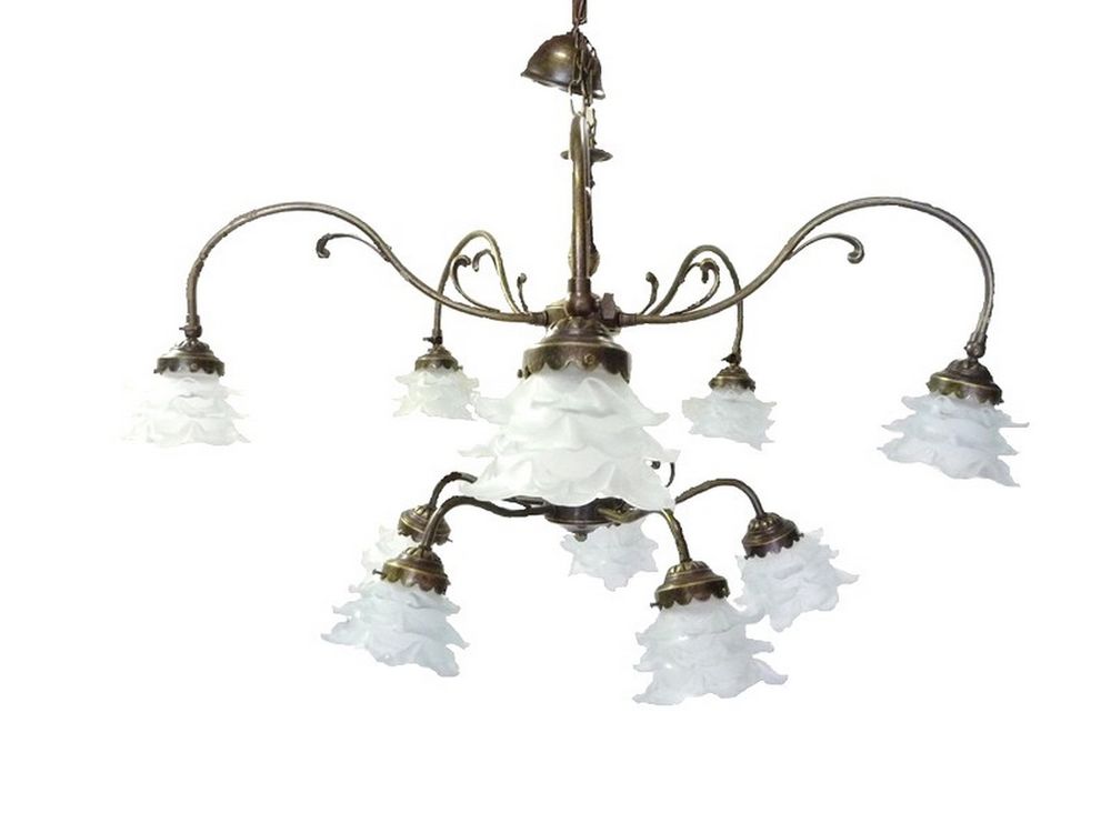 Art glass - Chandeliers styles Art Nouveau, Art Déco et Baroque - TIEF