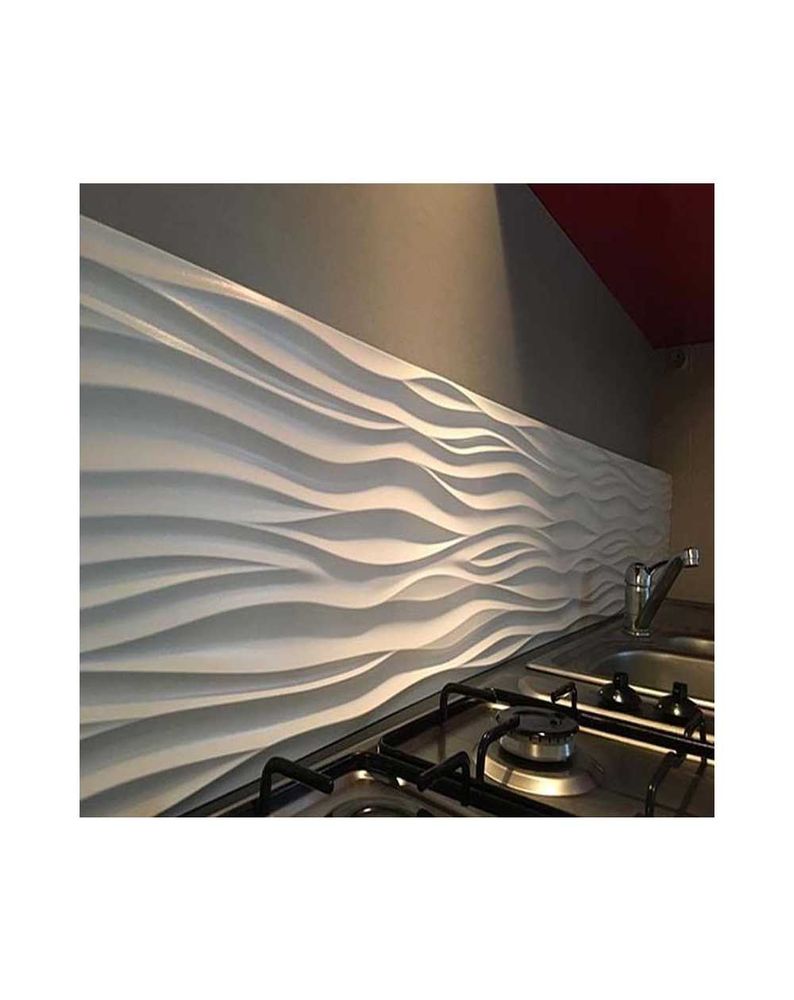 Wall panels - Waves Kitchen Credenza - LUCRIL
