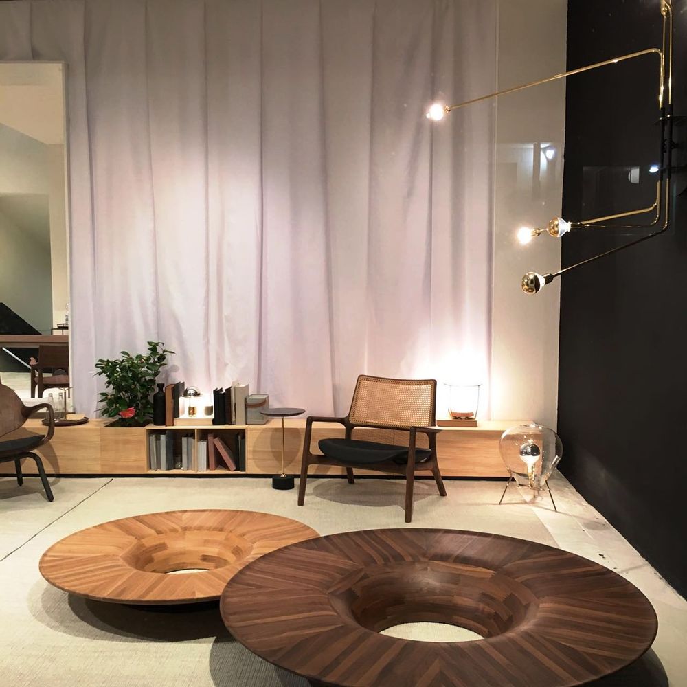 Coffee tables - TWIST ROUND COFFEE TABLE - SOLLOS