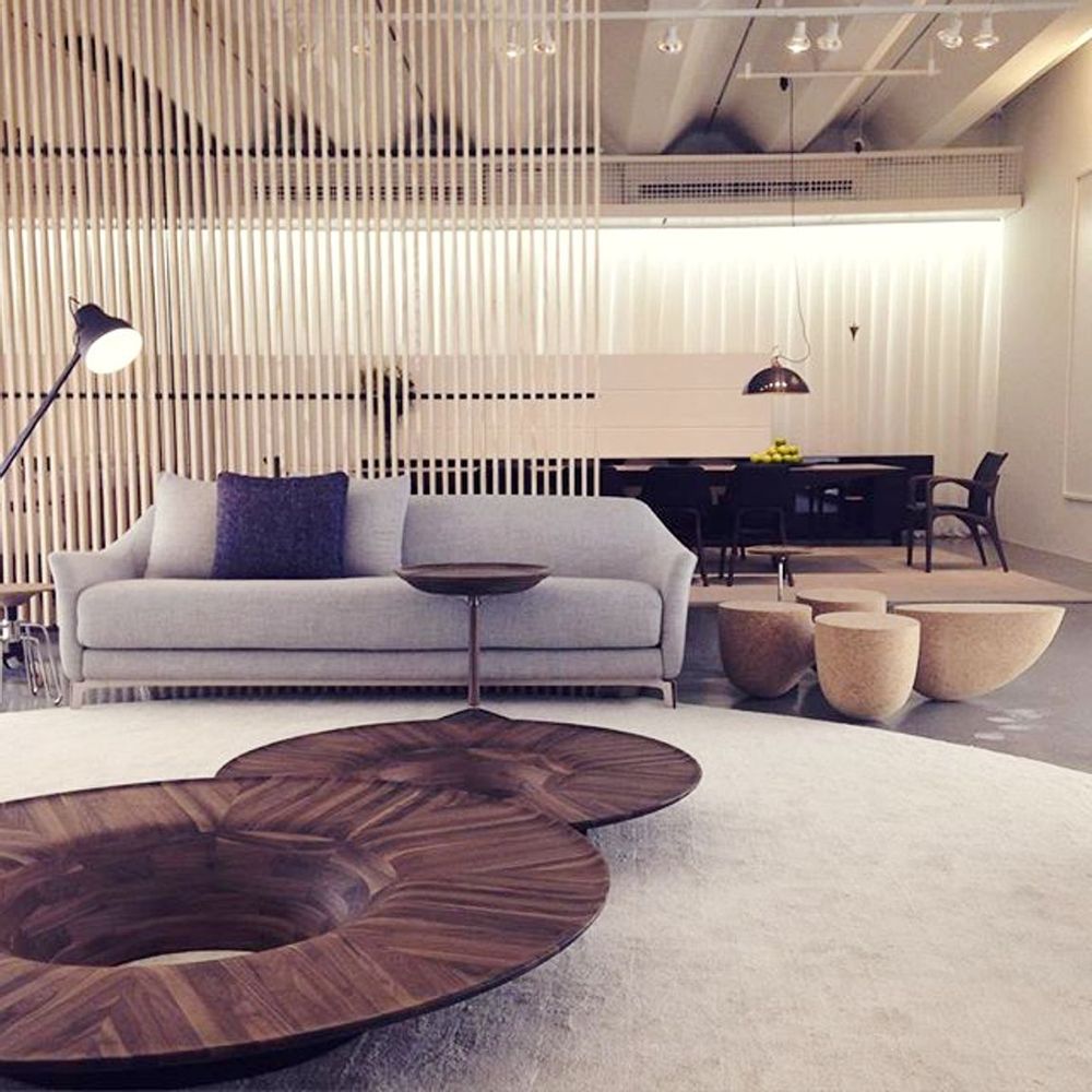 Coffee tables - TWIST ROUND COFFEE TABLE - SOLLOS
