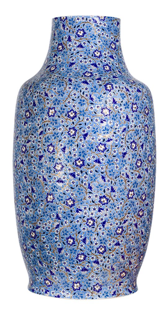 Pièces uniques - VASE SOUVERAIN - HERITAGE - MANUFACTURE DES EMAUX DE LONGWY 1798
